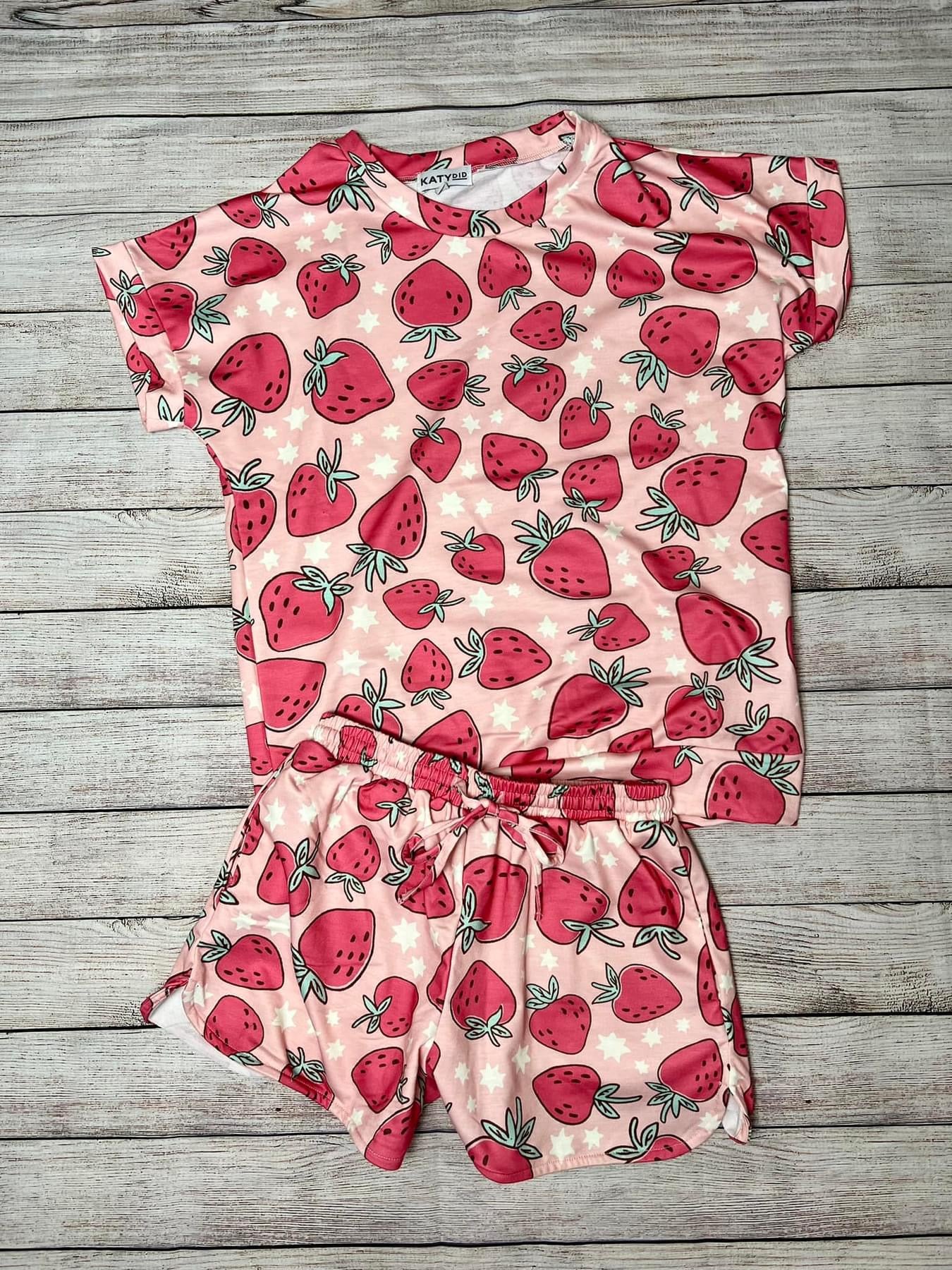 Strawberry Pajama/Loungeset