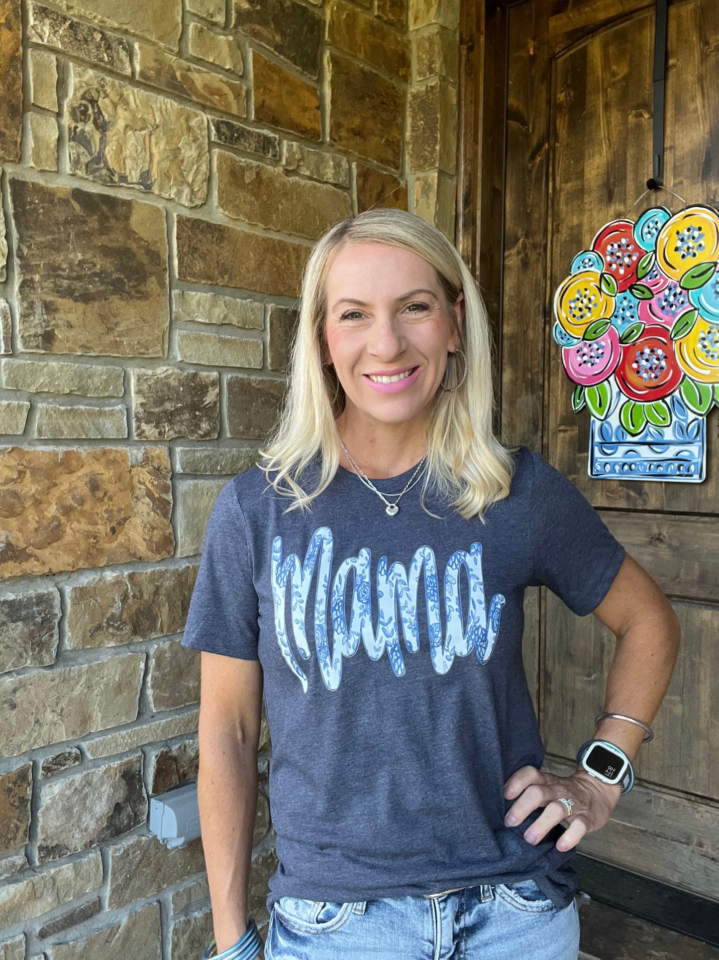 Blue Willow Mama Tee (PLUS)