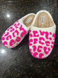 Pink Leopard Slippers