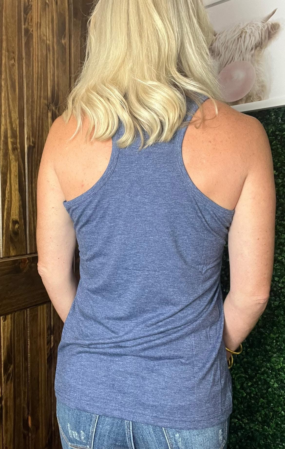 Smiley Racerback Tank