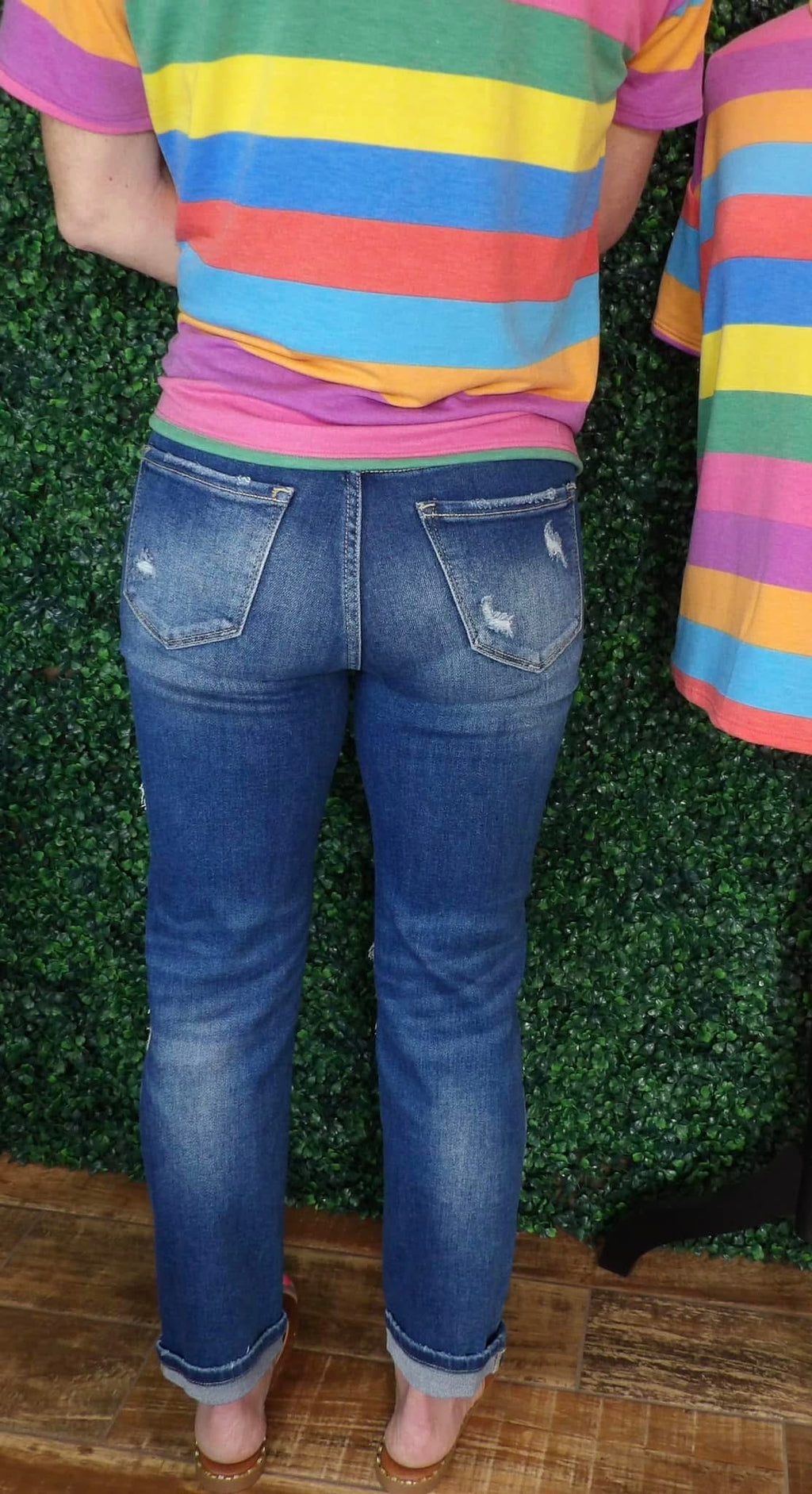 Distressed Denim Jeans